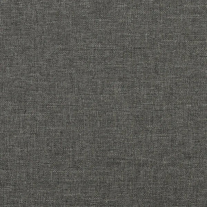 Struttura Letto a Rete a Molle Grigio Scuro 100x200 cm Tessuto 3120938