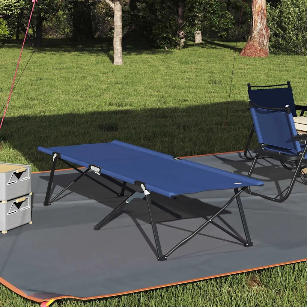 Letto da campeggio pieghevole Blu 206 x 76 x 74 cm CFW5844826