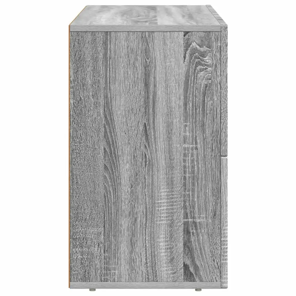 Credenza-Buffet-Armadio da cucina Grigio Sonoma 80.5 x 35 x 59 cm Legno multistrato
