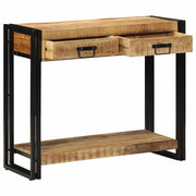 Tavolo consolle Marrone 90 x 33 x 75 cm Legno di mango massello 4102736
