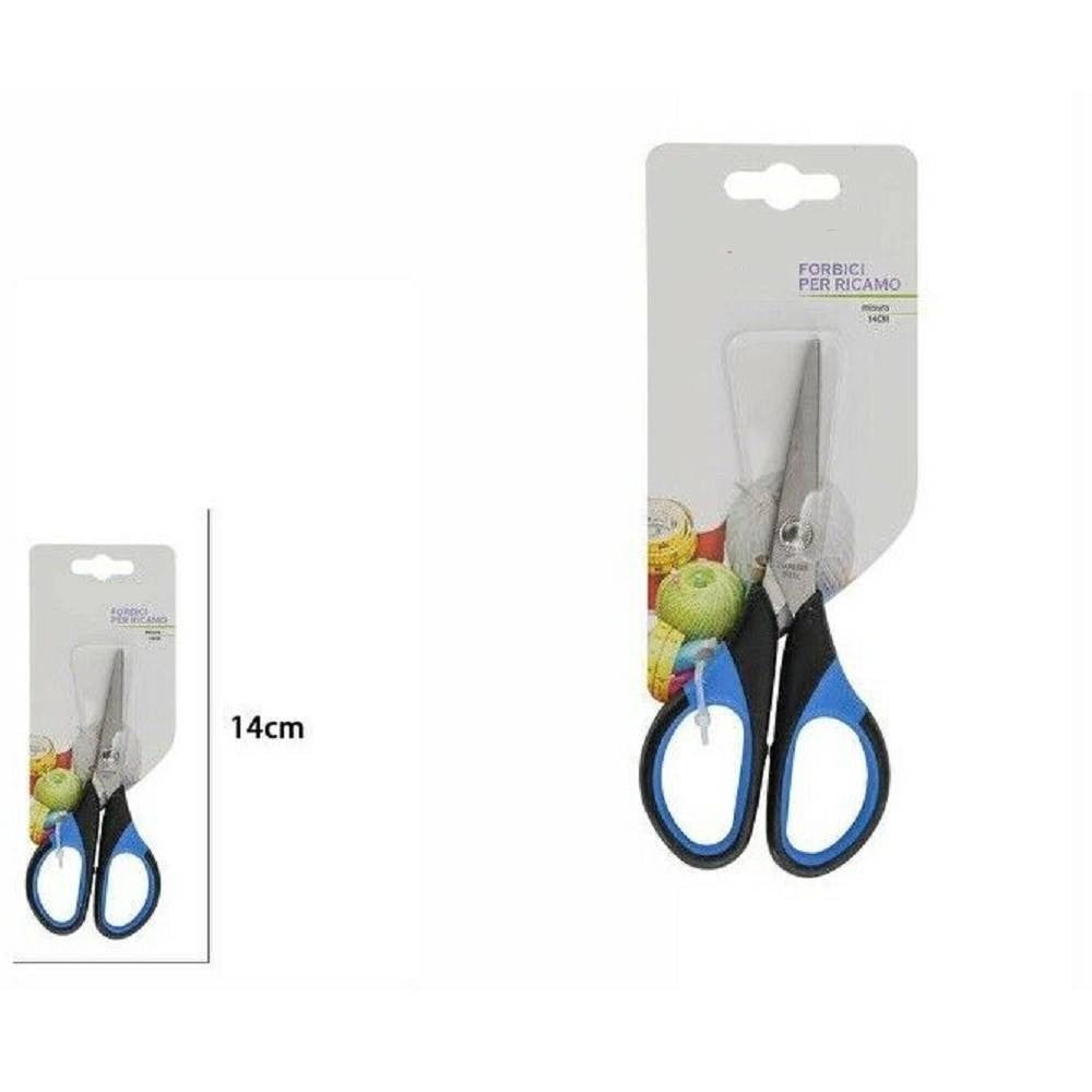 Trade Shop - Forbici Per Ricamo Da Sarto Sarta Sartoria Lama Dritta Da 14cm 140mm 65041 -