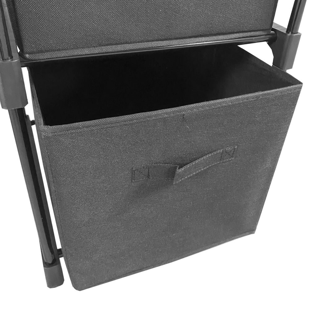 Appendiabiti Nyana Home | Organizzatore per abiti | 12 ripiani | 2 appendiabiti multi-altezza | 158 x 50 x 207 cm