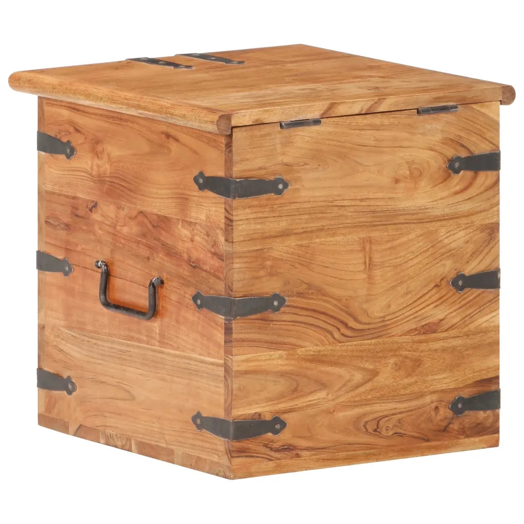 Baule 40x40x40 cm in Legno Massello di Acacia CFW5070648