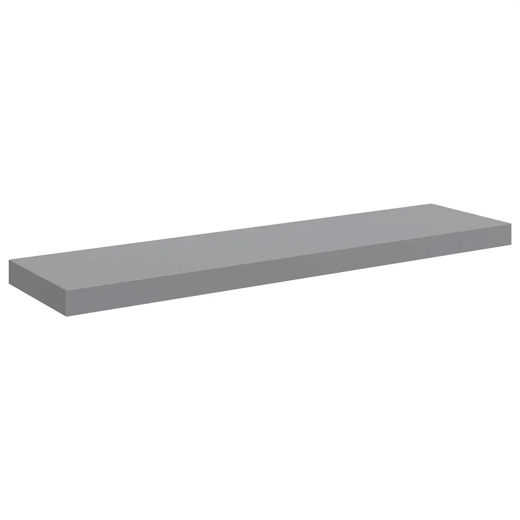Scaffali a Parete 2 pz Grigi 90x23,5x3,8 cm in MDF cod mxl 33713