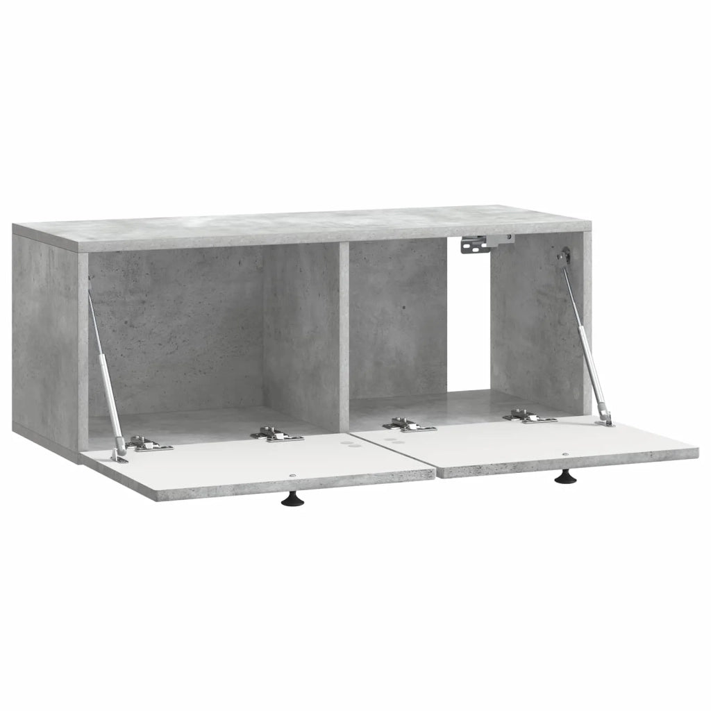 Mobile Porta TV da Muro Grigio Cemento 78,5 x 31 x 30 cm 898208