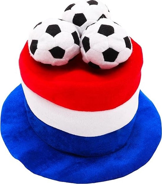 Fascia da bandiera innovativa per fan di calcio alta con palloni da calcio 3D - perfetta per Euro/Campionato Mondiale/feste e celebrazioni di calcio