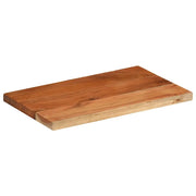 Piano Tavolo 40x30x3,8 cm Rettangolare Legno Massello Acacia 370955