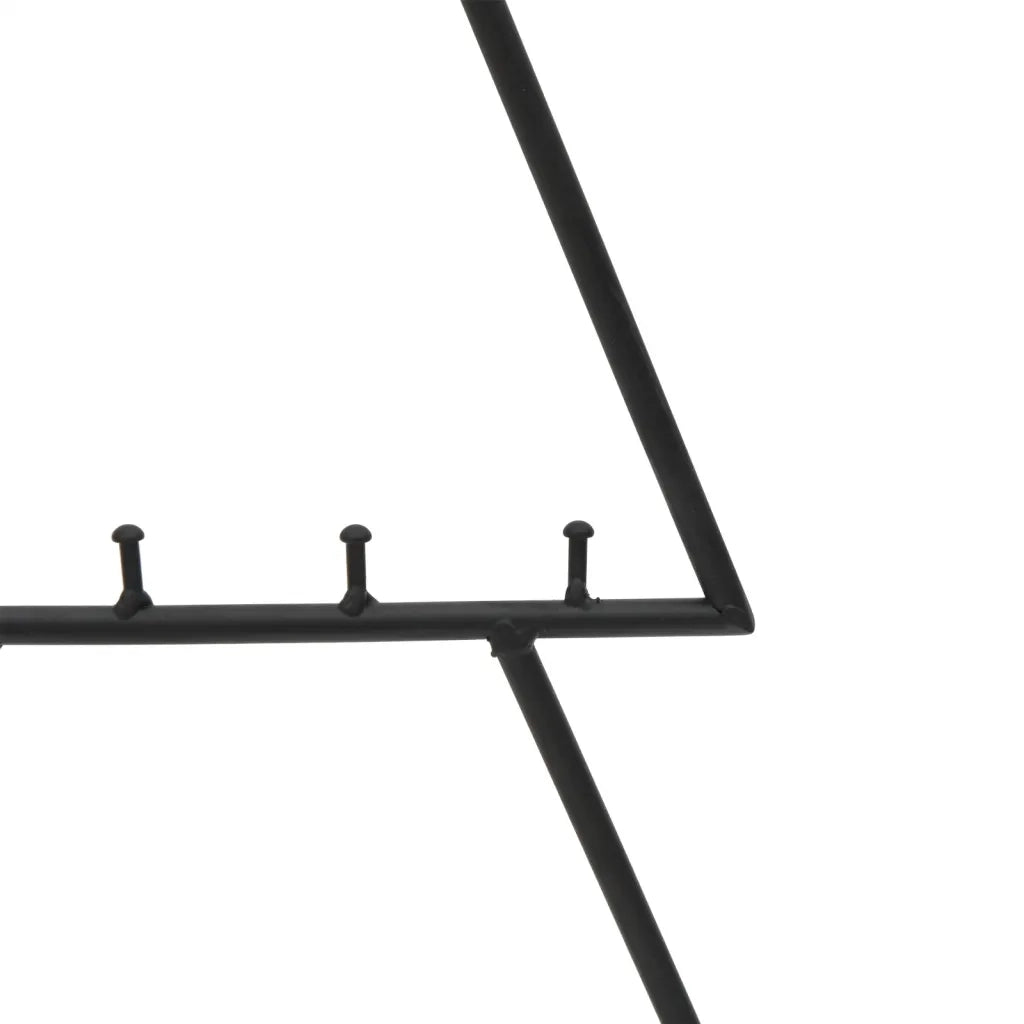Albero di Natale Decorativo in Metallo Nero 60 cm 359591