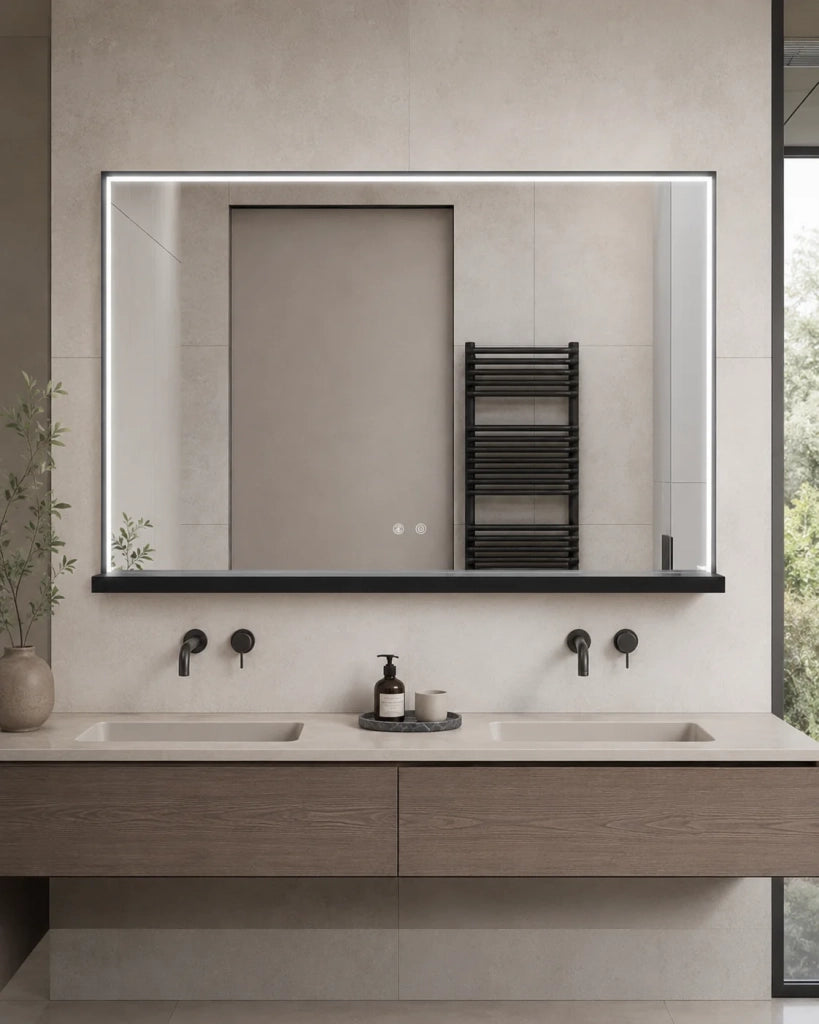 Specchio LED Line 100x70 cm vetro