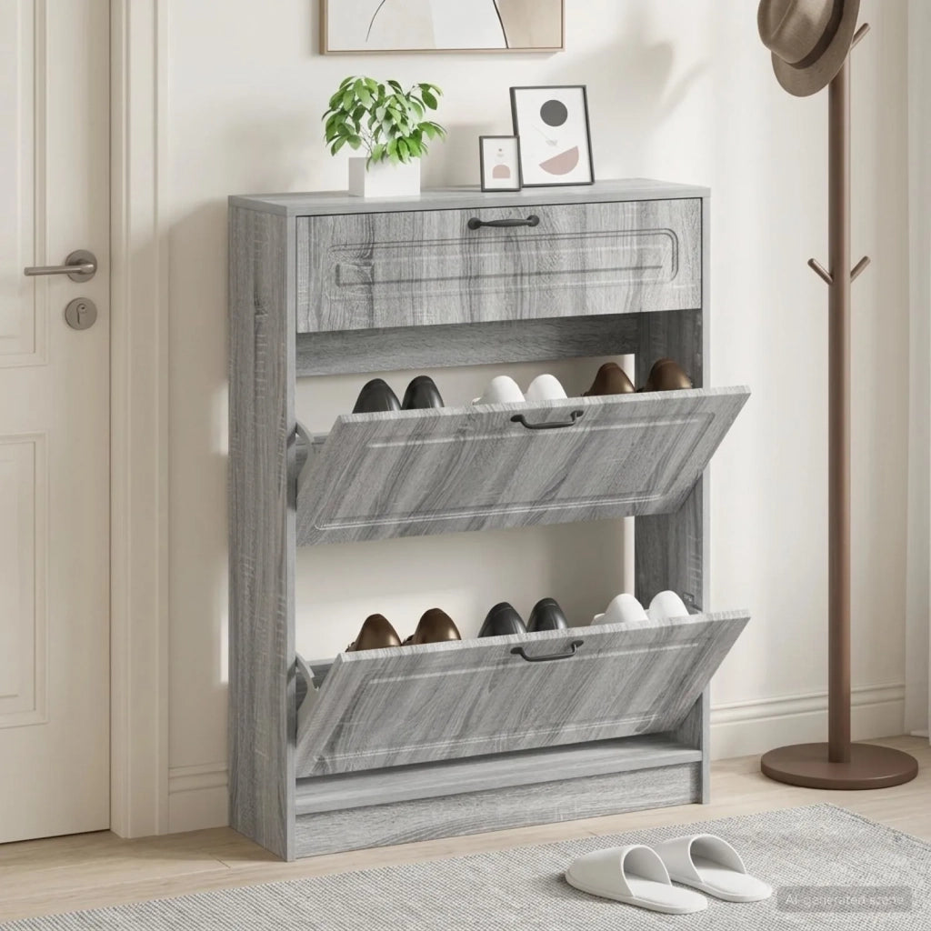 Mobile per scarpe UTRECHT 78 x 24 x 100 cm Legno ingegnerizzato 897761