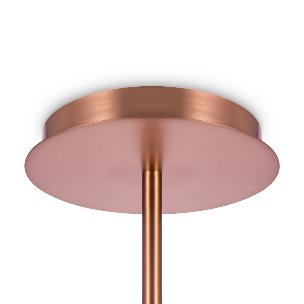 Lampadario rame con sfere bianche Maytoni MOD221-PL-12-G