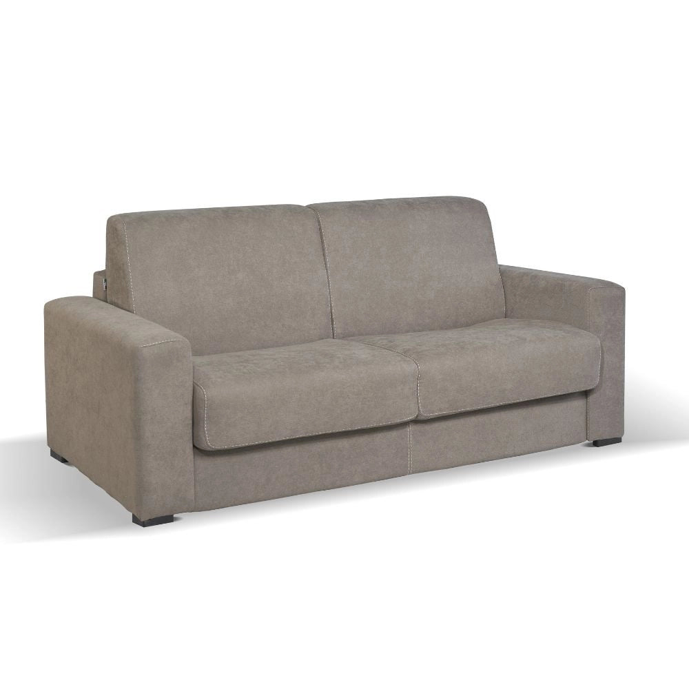 Divano letto 3 posti Kriog tessuto Barrel19 tortora 200x98x86h