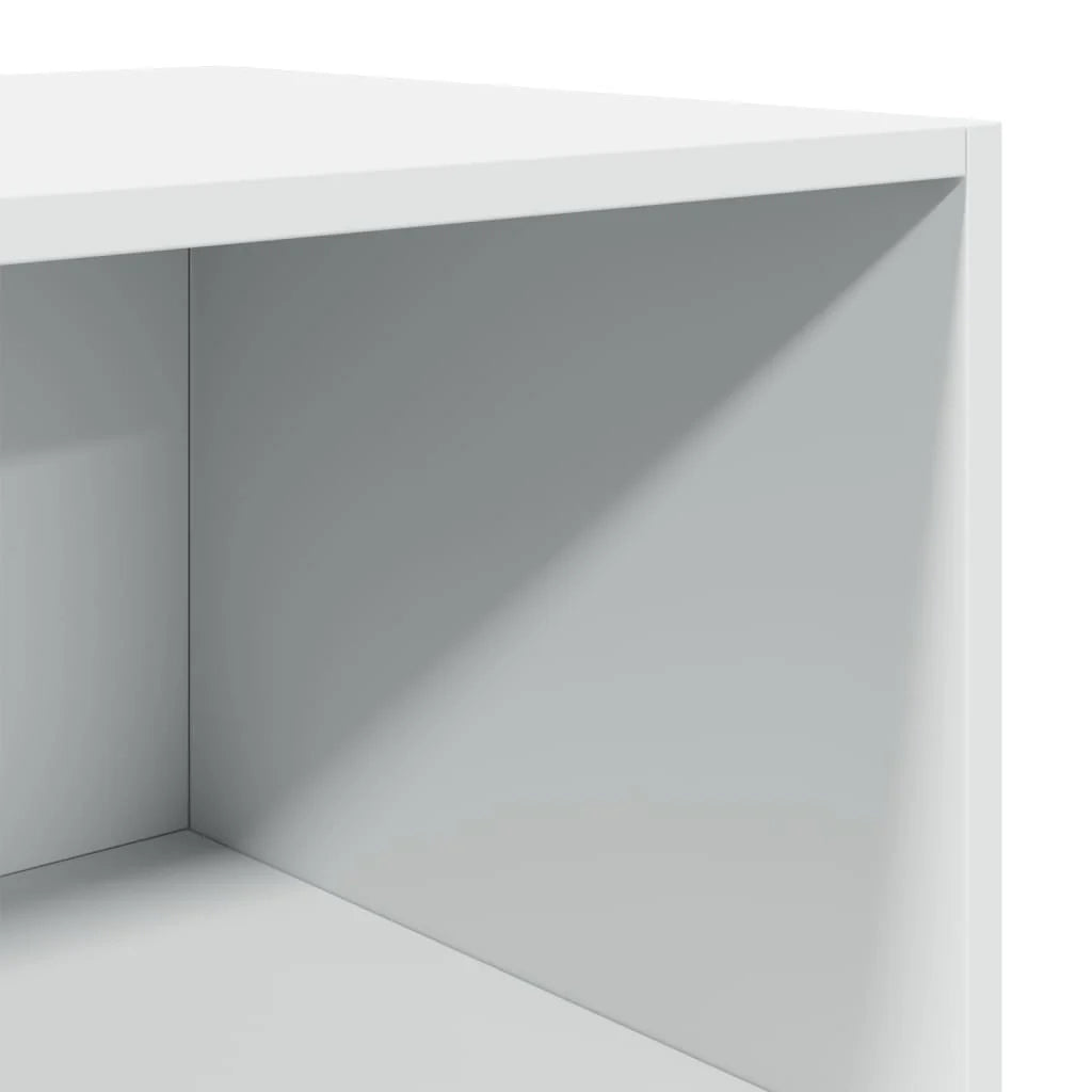 Credenza cassettiera cassettiera mobile contenitore organizer cucina soggiorno soggiorno alto 40 x 41 x 185 cm derivati ​​del legno bianco 02_0032448