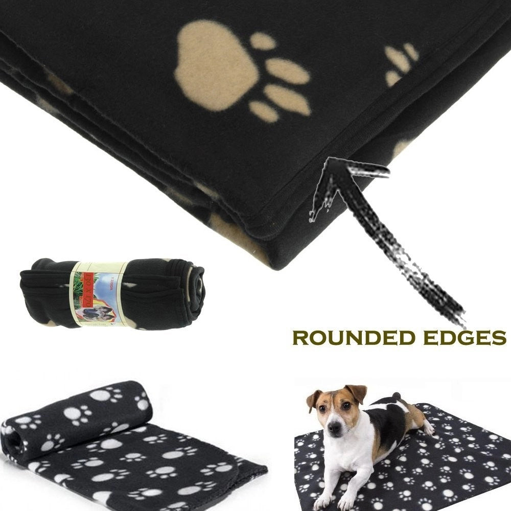 Trade Shop - Coperta Paw In Pile Copri Divano O Coprisedile Per Cani E Gatti Medio 60 X 75 Cm -