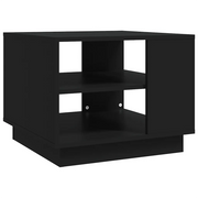 Tavolino da salotto | Tavolino da caff¨¨ | Tavolino da Soggiorno Nero 55x55x43 cm in Truciolato