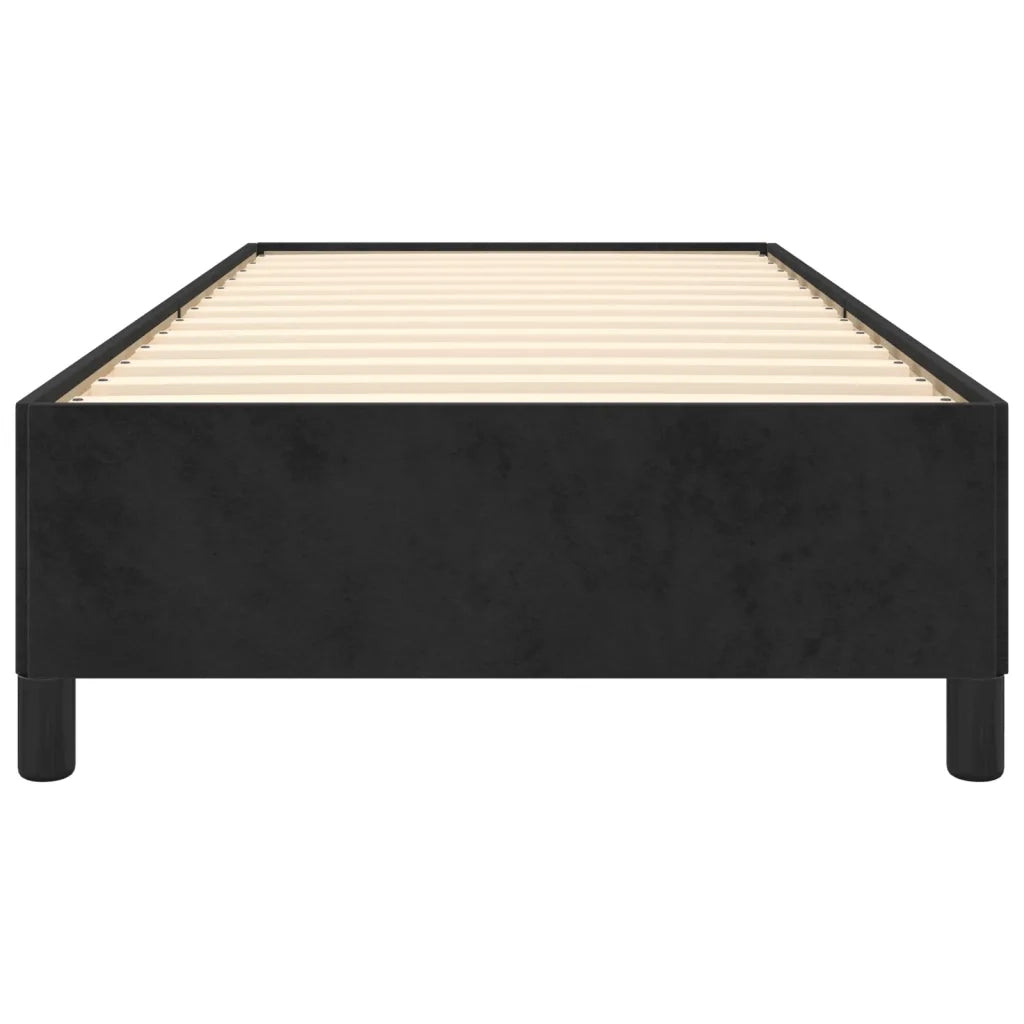 Giroletto-Struttura Letto Nero 80x200 cm in Velluto 107352