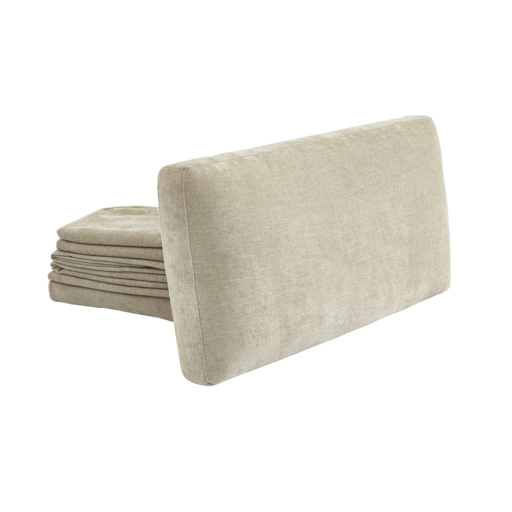 Copertura in tessuto per divano letto, 3 posti, beige