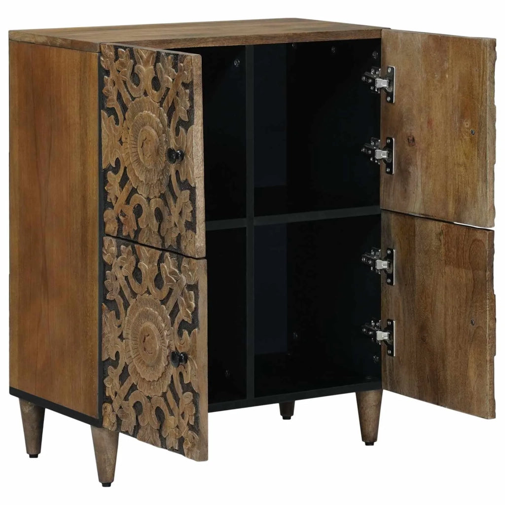 Credenza Marrone 60 x 33,5 x 75 cm Legno di mango massello