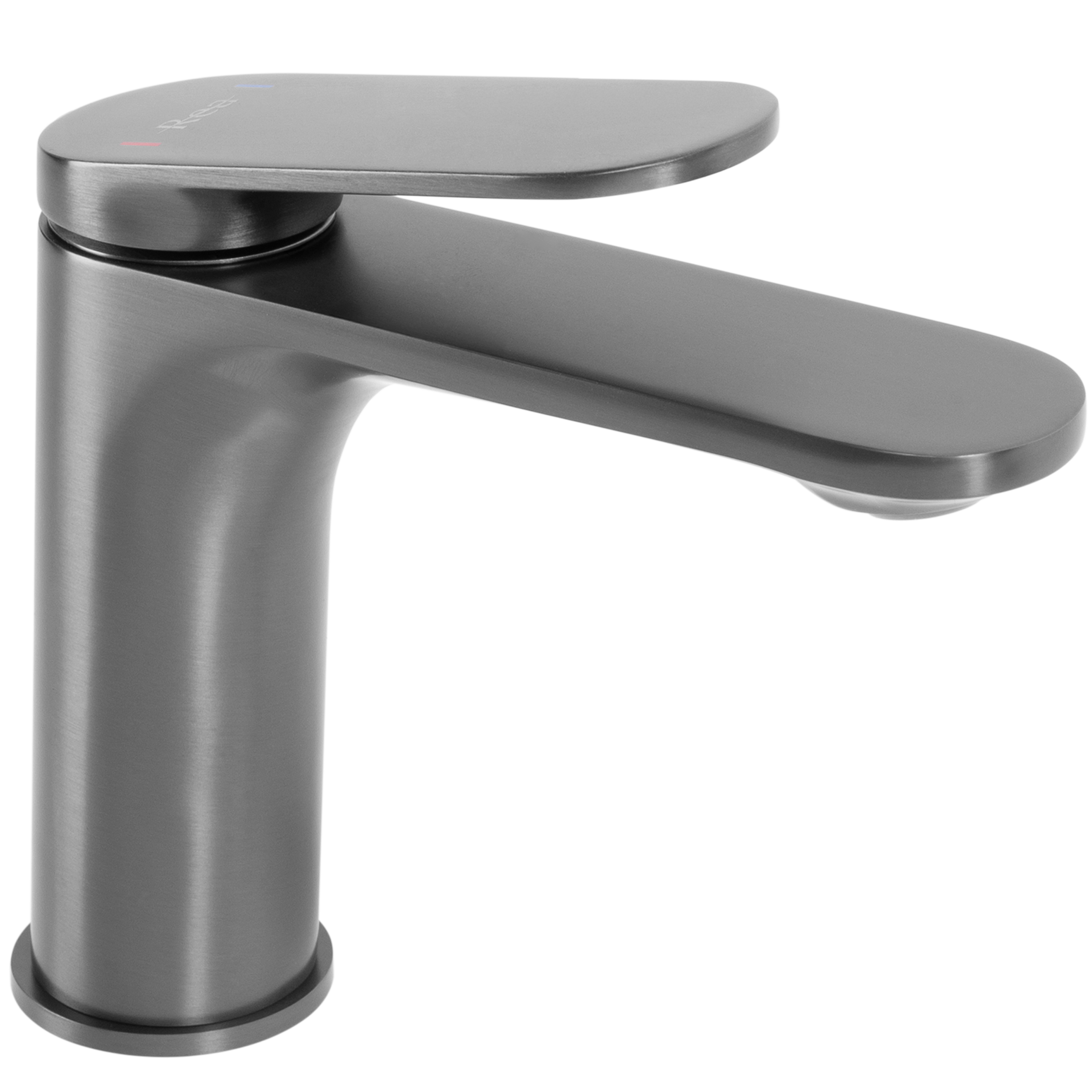 Rubinetto Da Lavabo Rea Marco Gun Grey Low