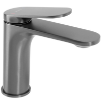 Rubinetto Da Lavabo Rea Marco Gun Grey Low