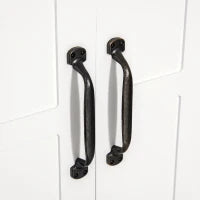 Armadietto 2 Ripiani Montabile a Parete da Parete Cucina Bagno Legno 60x19,8x58cm Bianco