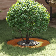 Fioriera in Acciaio Corten Acciaio Corten Grande Intarsi Decorativi
