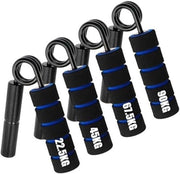 Set di allenamento per la mano - 4 resistenze per forza di presa e allenamento del braccio inferiore