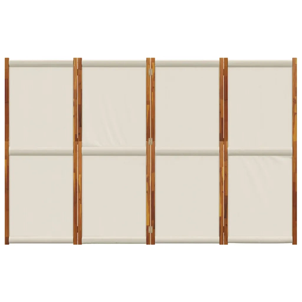 Divisorio a 4 Pannelli Grigio Chiaro 280x180 cm