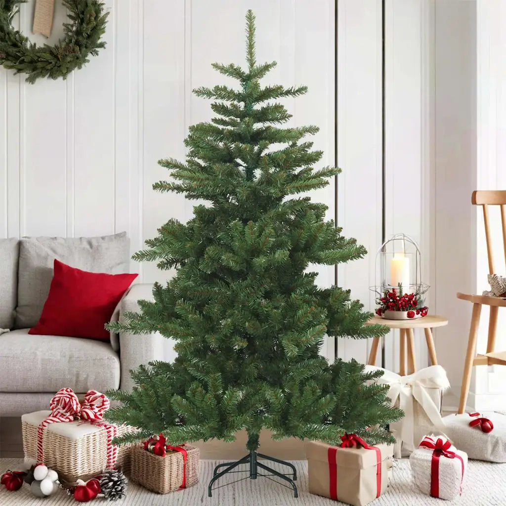Albero di Natale | Decorazioni natalizie Artificiale con Rami Pieghevoli Verde 150 cm