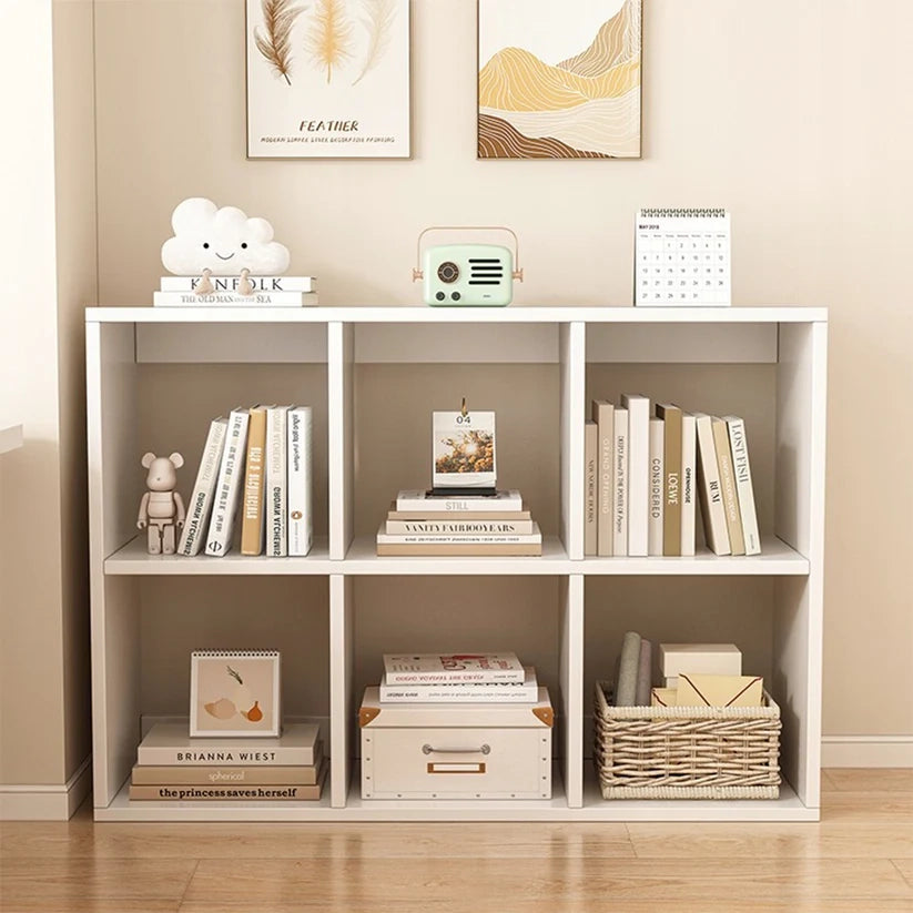 Scaffale per Libri Bianco 100x67x30 cm Ideale per Ogni Ambiente