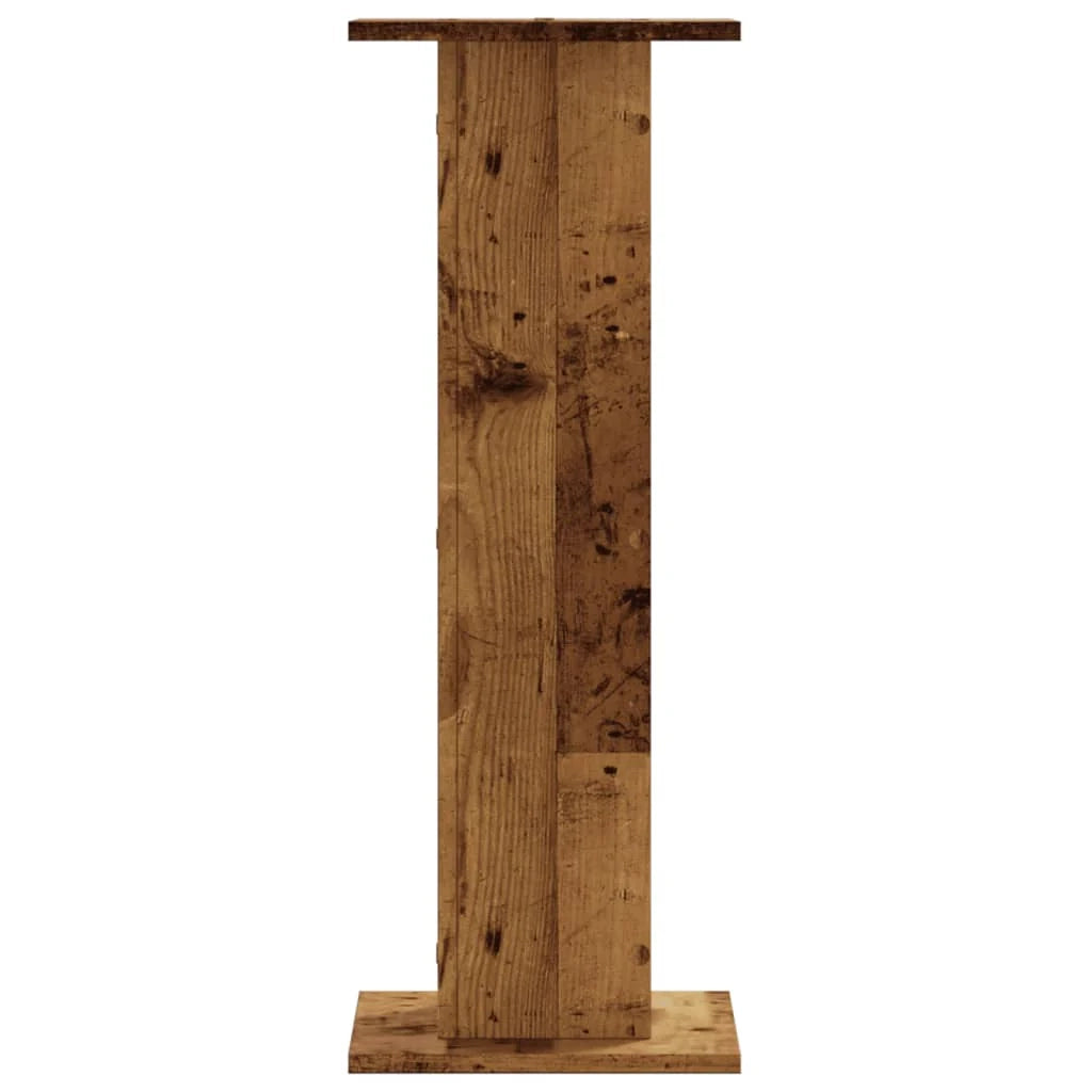 Portavasi mobili per fiori set da 2 legno di recupero legno ingegnerizzato marrone 02_0045379