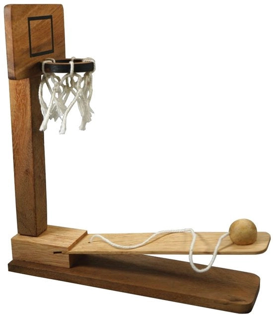 Gioco di abilità in legno - Concentrazione - Flessibilità - Equilibrio - Costruito con legno di Samena e Hevea - Base stabile
