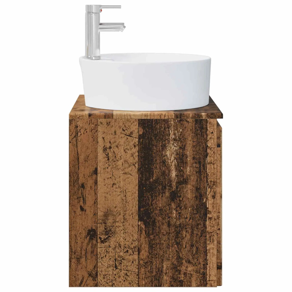Mobile Lavabo da Parete Legno antico 49,5 x 44,5 x 65 cm 890440