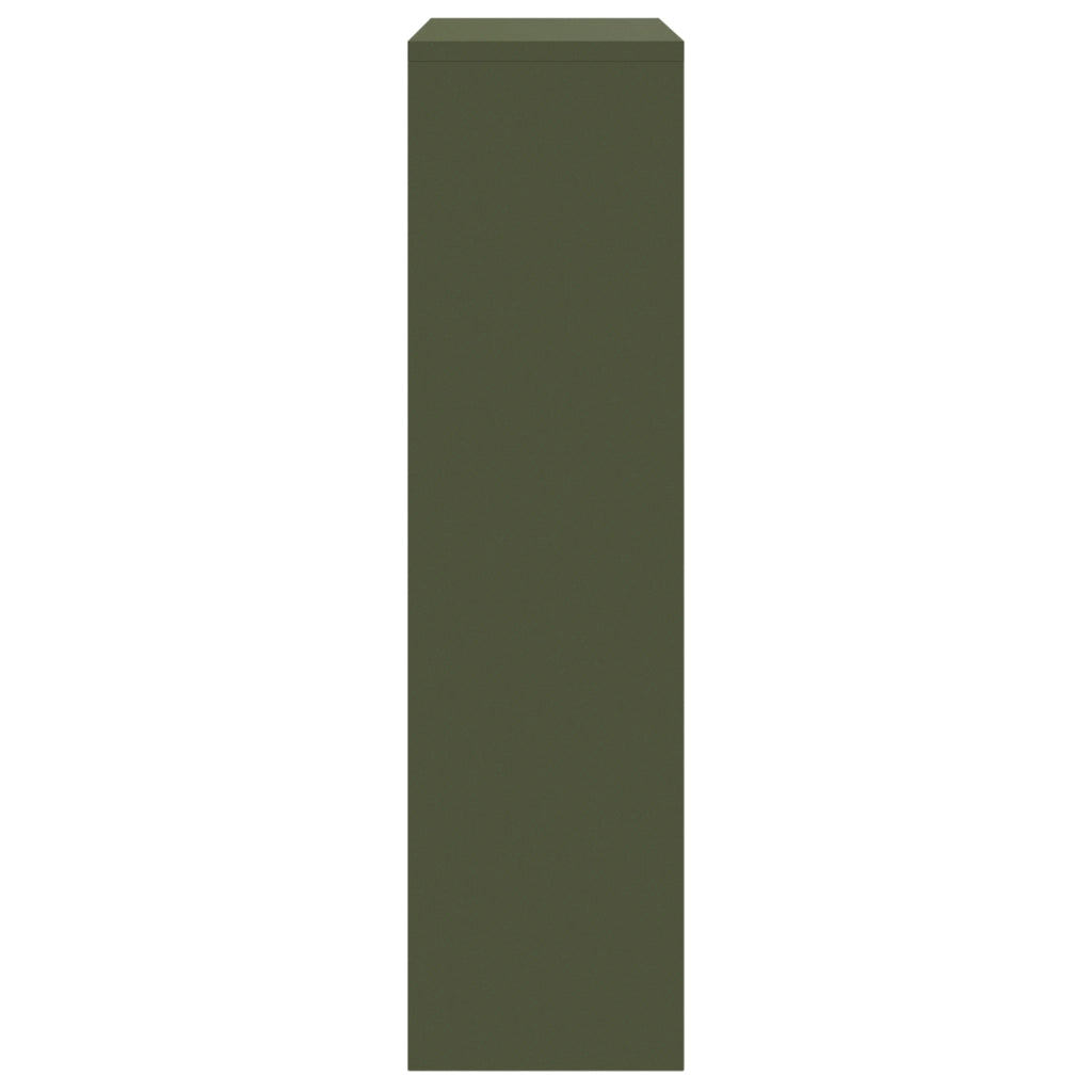 Cassetta Postale Verde Oliva 44x22x82 cm Acciaio