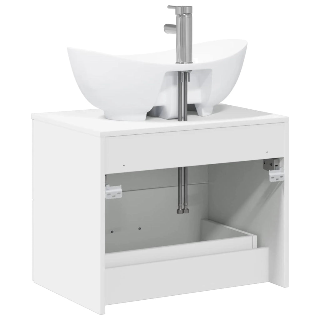 Set di mobili per il bagno Bianco Legno ingegnerizzato 3404398