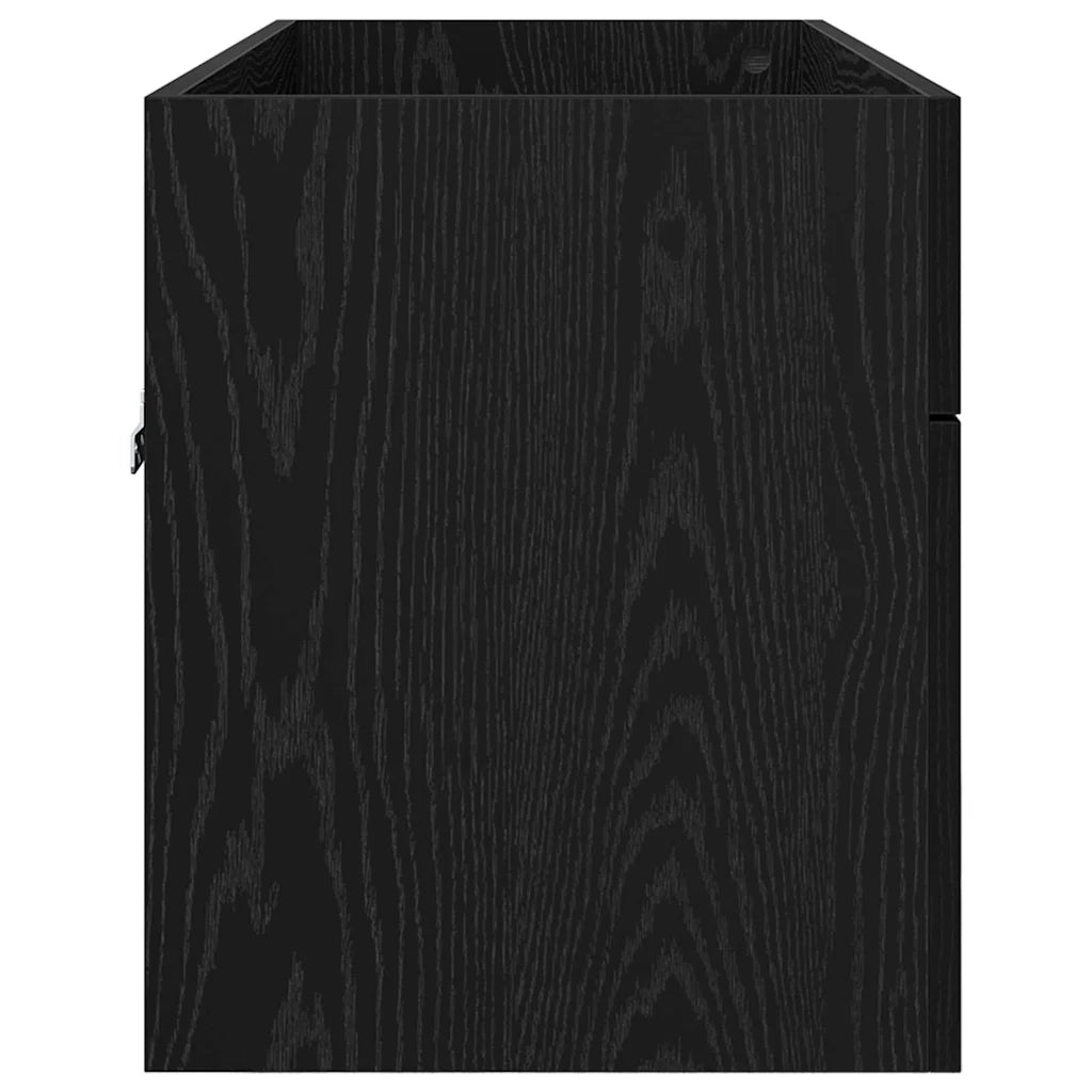 Armadio sottolavello con porta Rovere Nero Legno multistrato