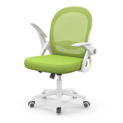 Sedia da ufficio-Sedia da ufficio in  con braccioli-Sedia ergonomica in rete traspirante-Altezza regolabile-Home Office-Verde