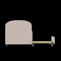 Divano letto giorno?- Xylo - velluto 2 posti con cassetti