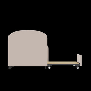 Divano letto giorno?- Xylo - velluto 2 posti con cassetti