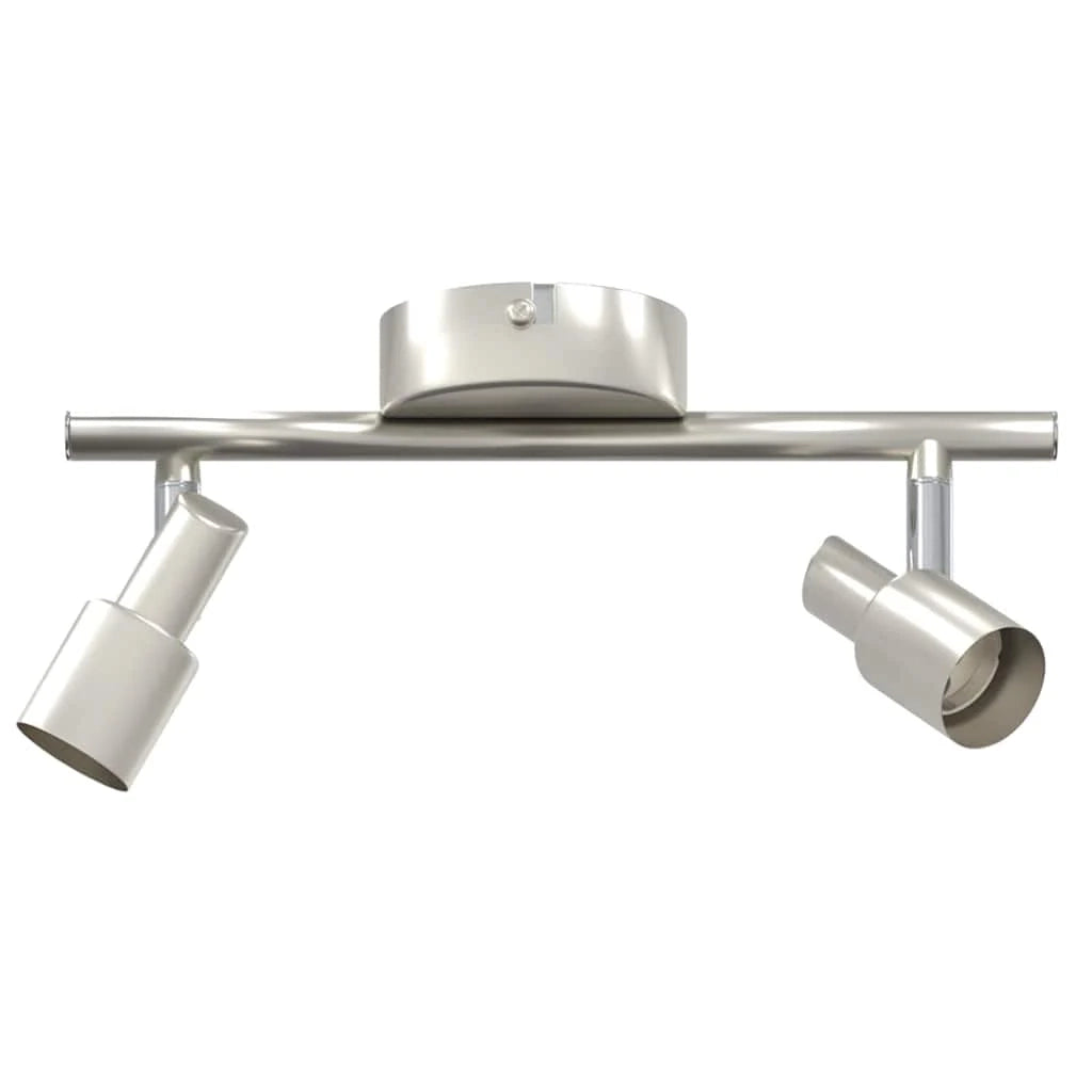 Faretto da soffitto orientabile dal design moderno 25,5 x 8 x 11 cm in acciaio nichelato 02_0058313