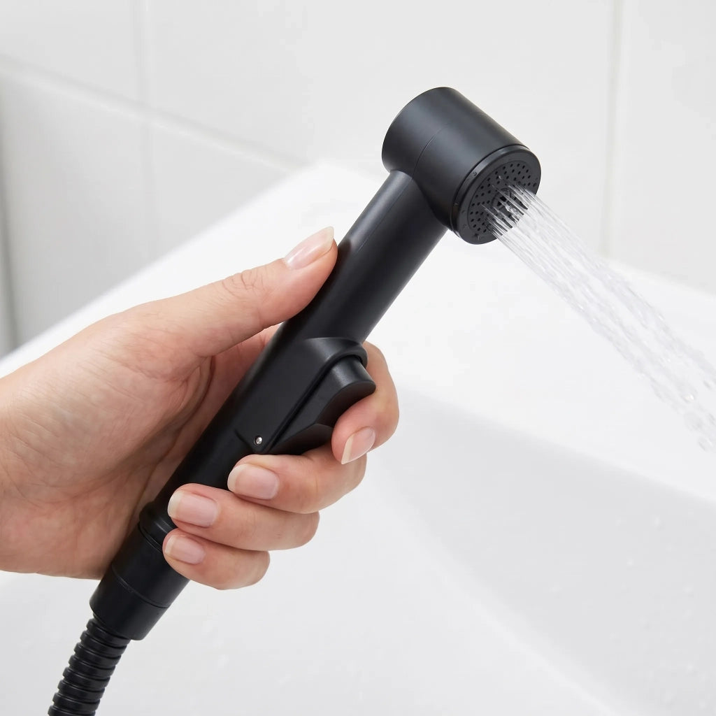 Miscelatore Lavabo Con Bidetta Rea Lungo Black