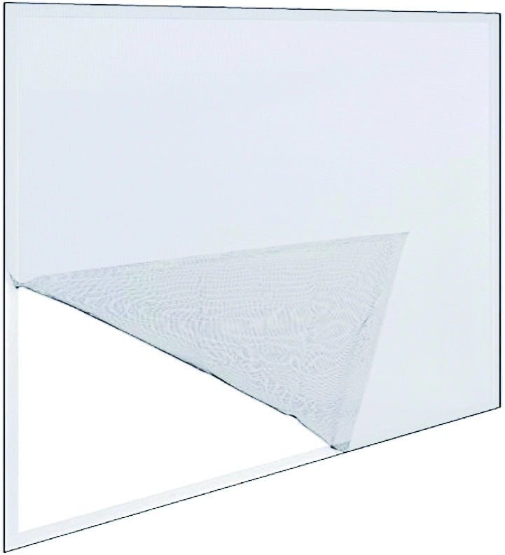 ZANZARIERA A STRAPPO  PER FINESTRA cm. 130x150 col. Bianco 20.00 pz