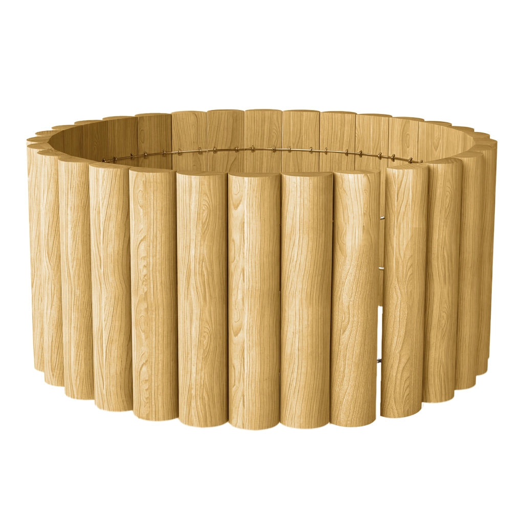Recinzione da giardino in legno ¨C zephmum ¨C marrone 176x30 cm