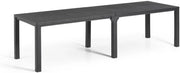 Tavolo da Giardino Doppio Double Julie Graphite 294 x 90 cm Keter