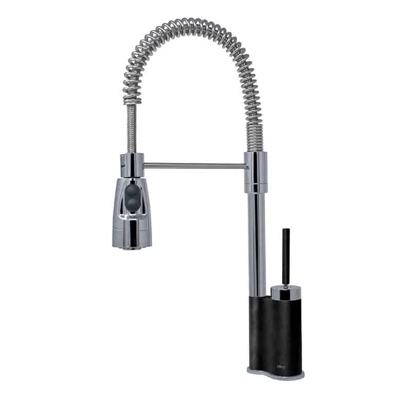 Rubinetto Miscelatore Cucina Elleci Chef Keratek Plus Black Nero Assoluto MKKCHE86