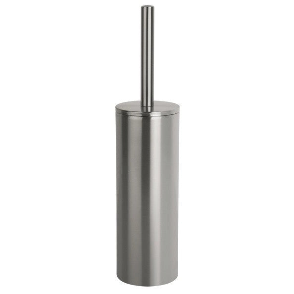 Scopino Wc con supporto in acciaio inox NYO spazzolato