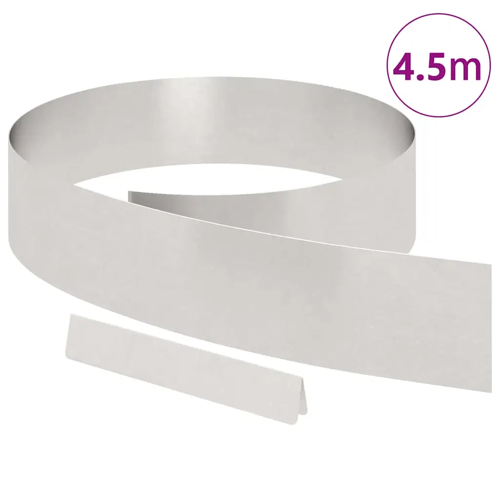 Bordura per Prato Argento 450 x 0.05 x 15 cm 868022