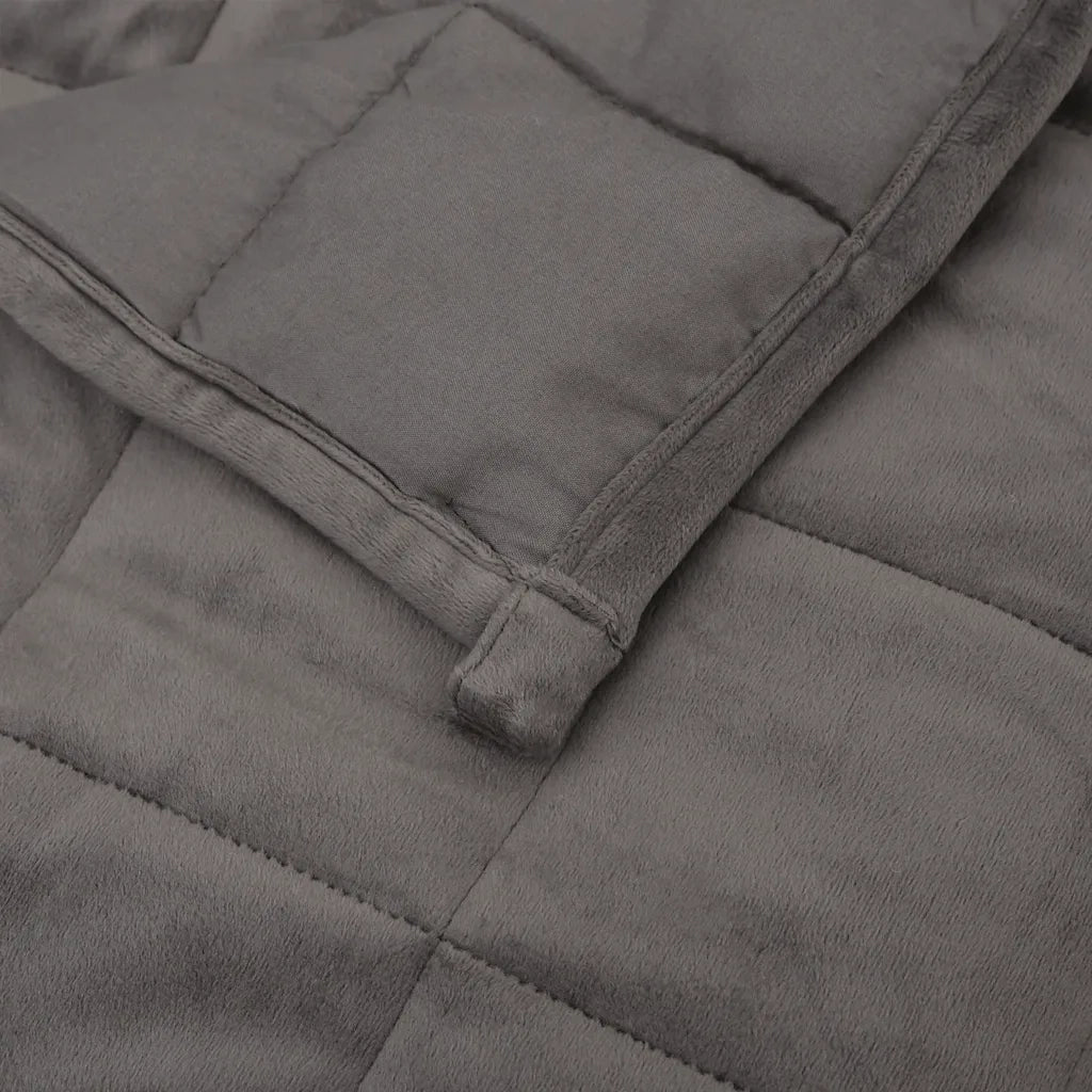 Coperta Ponderata Grigia 150x200 cm 7 kg Tessuto 350774