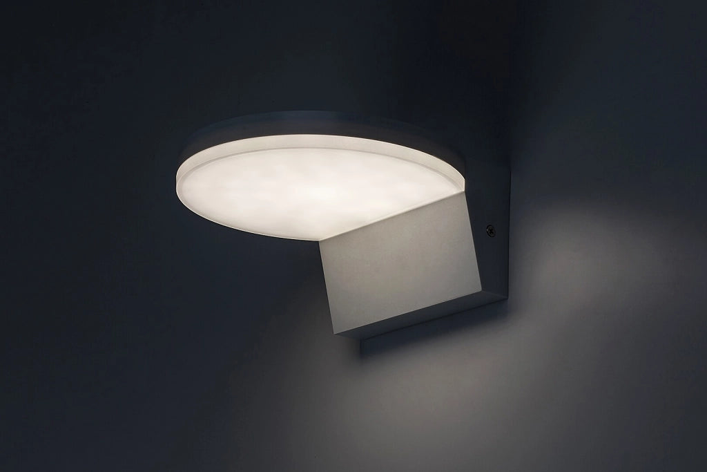 Applique esterna bianca tonda LED 9W CCT IP54 Batida Rabalux