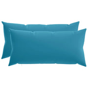 Federa 2 pcs HEERLEN Azzurro 40 x 80 cm Poliestere 910033